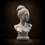 Veiled Vision Bust STL File Modern Blindfold Sculpture 3D Print Decor