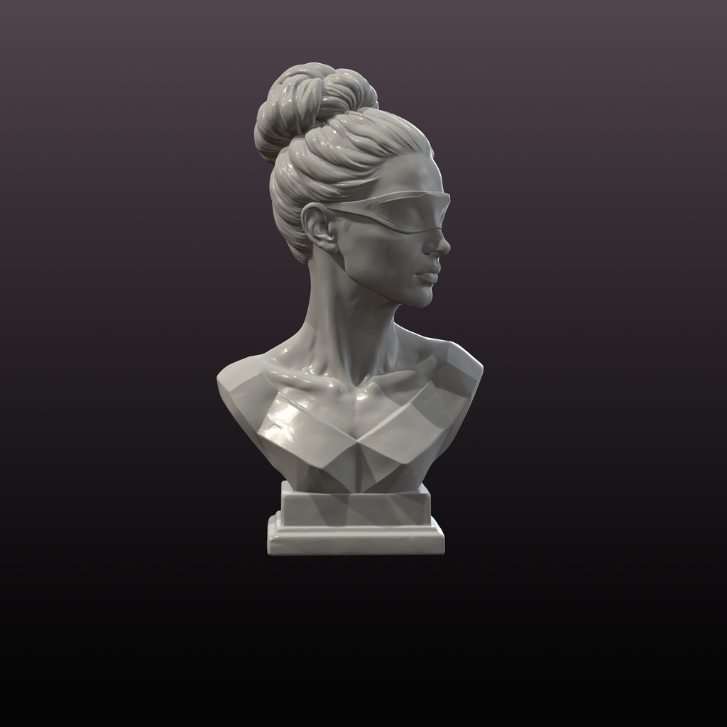 Classical Bust Mini Pack STL – 3 Sculpture Bundle 3D Print Files