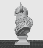 Viking Warrior Bust STL File – 3D Print Sculpture Download