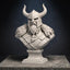 Viking Warrior Bust STL File – 3D Print Sculpture Download