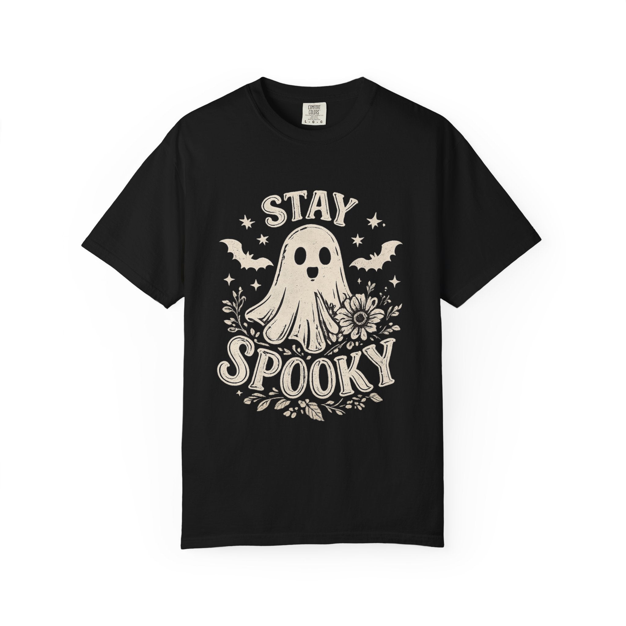Stay Spooky Ghost PNG, Vintage Halloween Shirt Design, Cute Retro Ghost Sublimation File